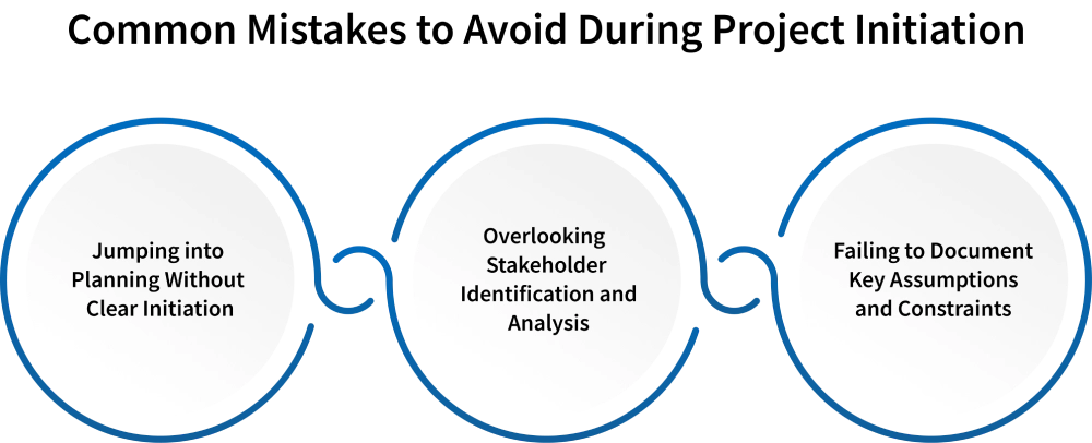 common mistakes to avoid during project initiation